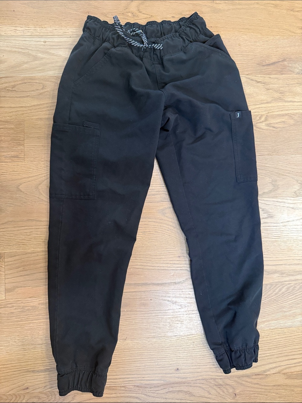 Jaanuu Black Utility Jogger Pants